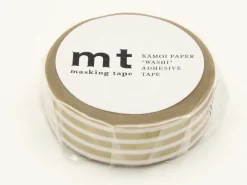 Masking tape washi motif - Lignes dorées