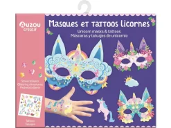 Masques et tattoos licornes - Auzou