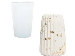 Maxi kit Jesmonite AC100 - Vase et plateau rond - 18,5 cm