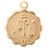 Médaille astro OR FIN - Balance