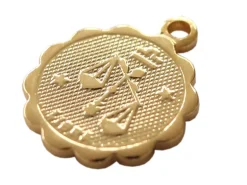 Médaille astro OR FIN - Balance