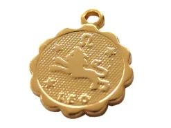 Médaille astro OR FIN - Lion