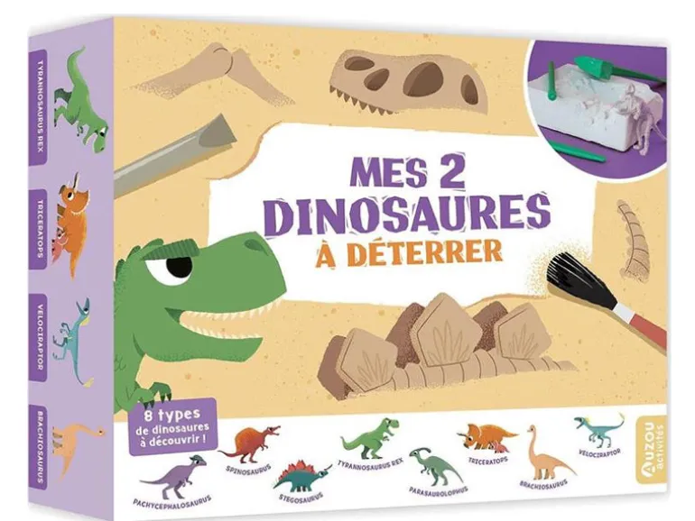 Mes 2 dinosaures à déterrer - Auzou