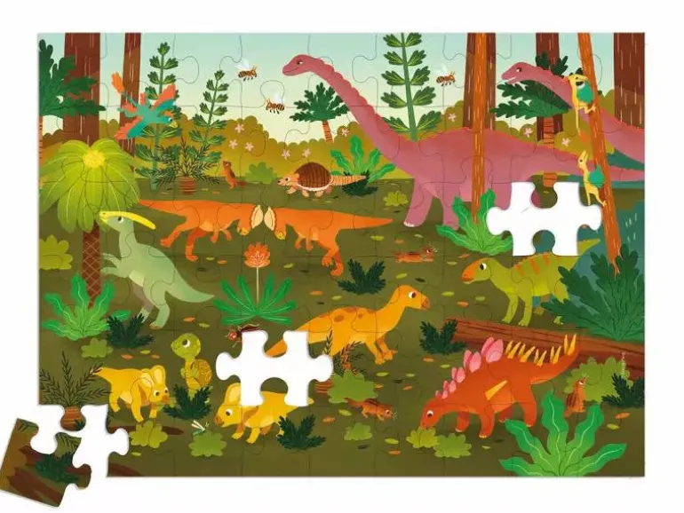 Mes 2 puzzles dinosaures