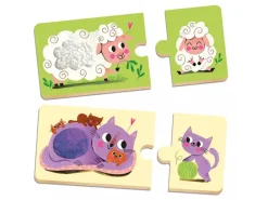 Mes premiers puzzles duo à toucher - Auzou