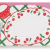 Mini bloc memo assiettes cerises - Fruit fries Design Lab