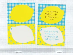 Mini Bloc Memo Citrons - Fruit Fries Design Lab