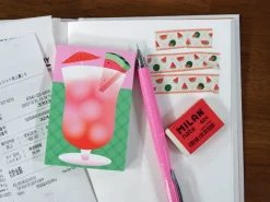 Mini bloc memo Summer jus de pastèque - Fruit fries Design Lab