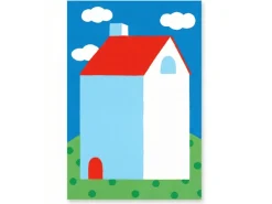 Mini bloc notes maison toit rouge - Fruit fries Design Lab