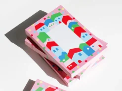 Mini bloc notes village rose - Fruit fries Design Lab