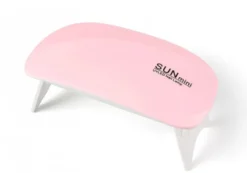 Mini lampe UV pour créations en résine - 13 x 6 cm - Rose