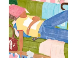 Mini puzzle La petite sieste - 100 pièces - Jour Férié