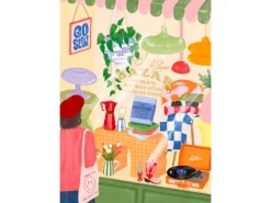 Mini puzzle Le lèche vitrine - 100 pièces - Jour Férié