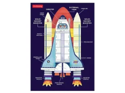 Mini Puzzle Space Shuttle - 48 pièces - Galison