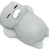 Mini squishy chat gris qui dort - anti-stress