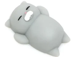 Mini squishy chat gris qui dort - anti-stress