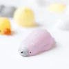 Mini squishy ours polaire rose - anti-stress