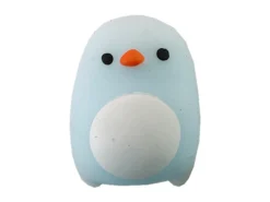 Mini squishy pingouin bleu - anti-stress