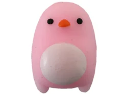 Mini squishy pingouin rose - anti-stress
