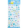 Mini stickers épais coréens - oiseau bleu