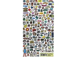 Mini stickers pour planner - zero per zero