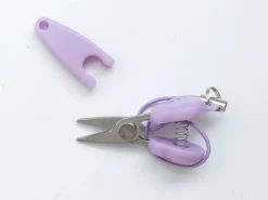 Mini-ciseaux avec dragonne, violet