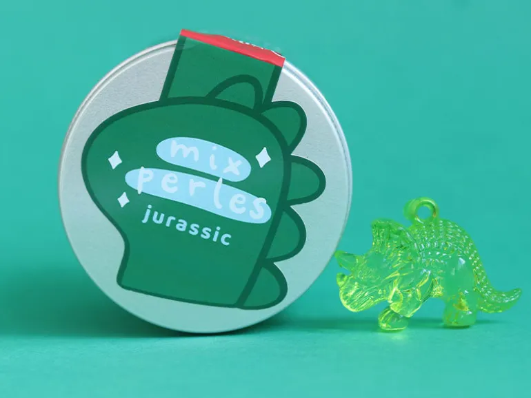 Mix de perles - Jurassic