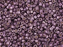 Miyuki Delicas 11/0 - Duracoat galvanized eggplant 1850