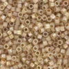 Miyuki Delicas 11/0 - Beige lined opal ab DB-1731