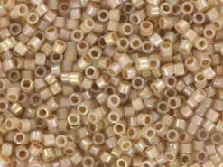 Miyuki Delicas 11/0 - Beige lined opal ab DB-1731