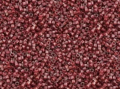 Miyuki Delicas 11/0 - Cranberry lined lustercrystal 280