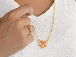 Miyuki Delicas 11/0 - Dark topaz lined amber DB-1393