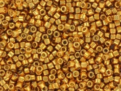 Miyuki delicas 11/0 - Duracoat galvanised yellow gold 1833