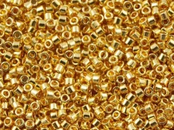 Miyuki Delicas 11/0 - Duracoat opaque galvanised gold 1832