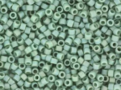 Miyuki Delicas 11/0 - Opaque glazed frosted rainbow celadon DB-2313