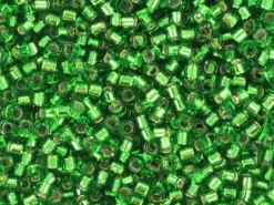 Miyuki Delicas 11/0 - Silverlined green DB-46