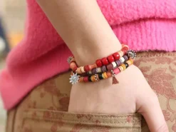 Mélange de perles heishi et de breloques - Petra