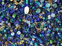 Mélange de perles heishi et de breloques - Istanbul