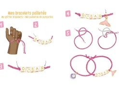 Mon accumulation de bracelets sirène - Auzou