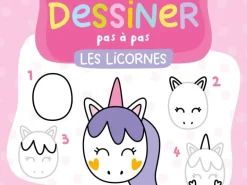 Mon ardoise magique pour dessiner pas à pas - Licorne