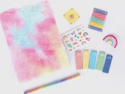 Mon coffret de papeterie créative arc-en-ciel - Auzou