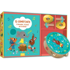Mon coffret d'éveil musical avec 10 comptines Auzou