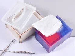 Moule en silicone - Boîte à mouchoirs - 13,3 x 10,3 cm