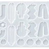 Moule en silicone - Formes géométriques abstraites pour boucles d'oreilles