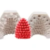 Moule en silicone en 2 parties - Bougie pomme de pin - 7 cm
