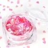 Paillettes en forme de cœur - Nuances de rose