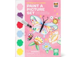 Paint A Picture Set - Kit d'aquarelle enfant - Butterflies & Flower