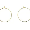 Paire de boucles d'oreilles créoles 25 mm - Doré