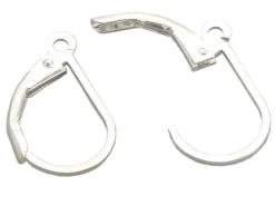 Paire de boucles d'oreilles dormeuses - argent 925