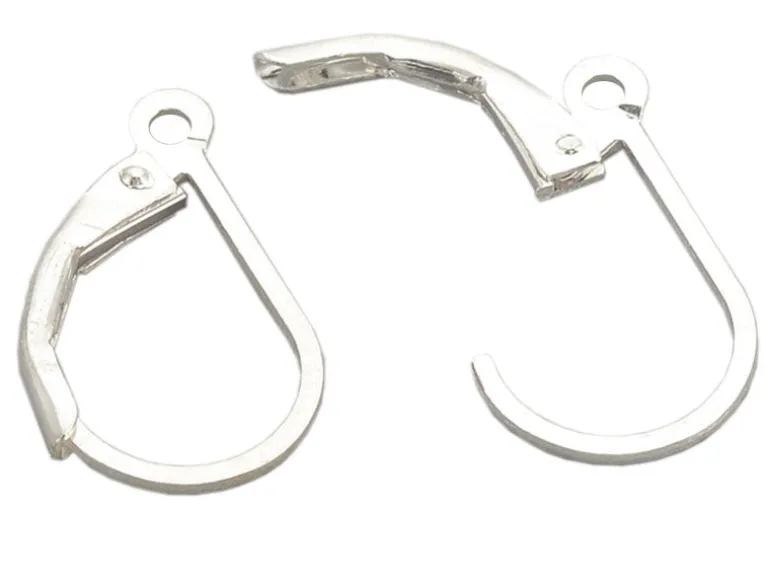 Paire de boucles d'oreilles dormeuses - argent 925
